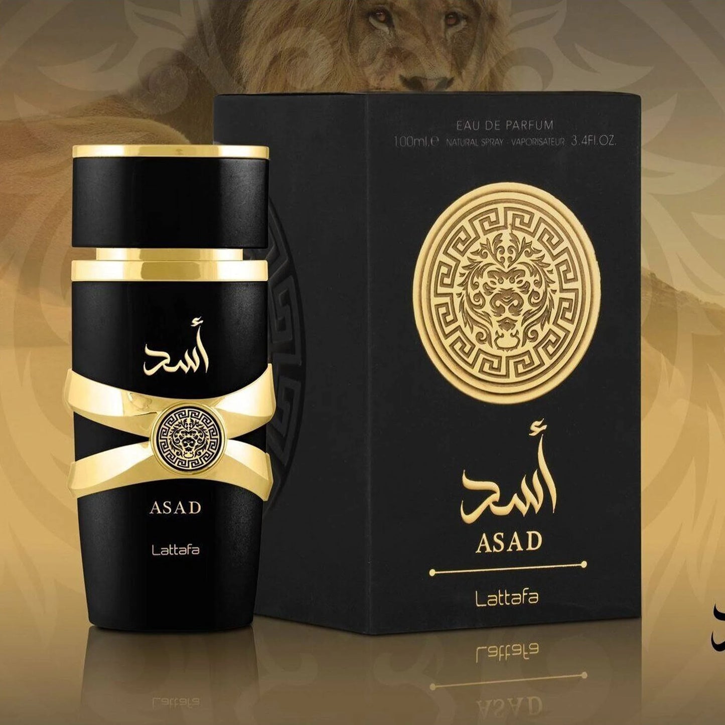 Perfume Masculino ASAD – LATTAFA Eau de Parfum 100ML